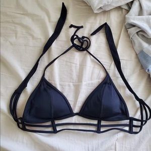 NWOT victoria’s secret black bikini top